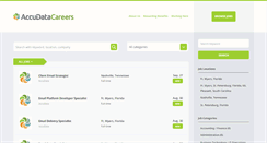 Desktop Screenshot of accudatacareers.com