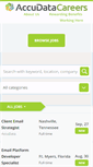 Mobile Screenshot of accudatacareers.com